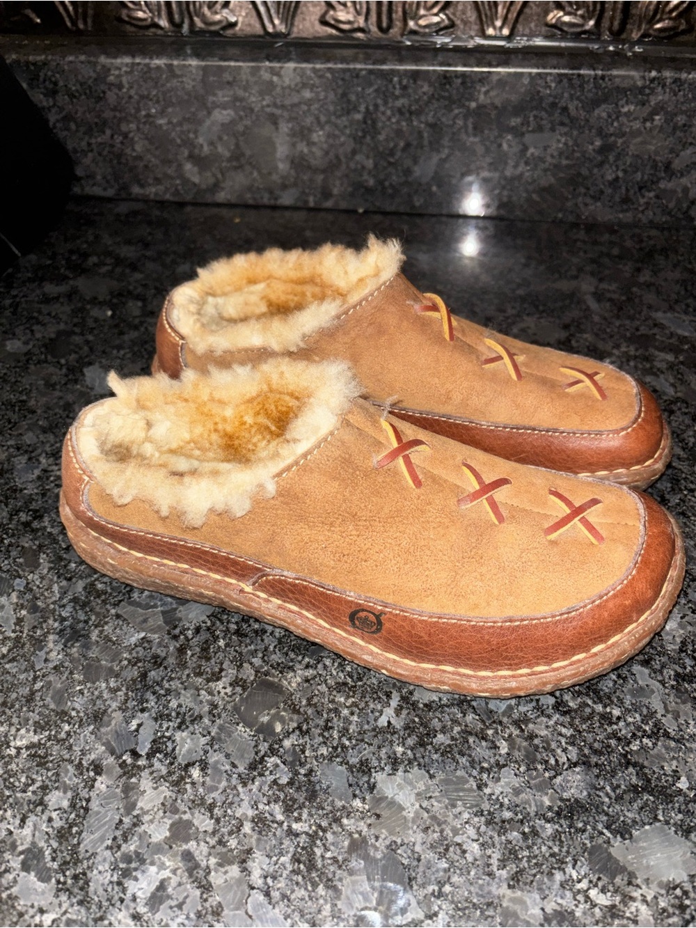 Born Mohawk Shearling Winter Clogs